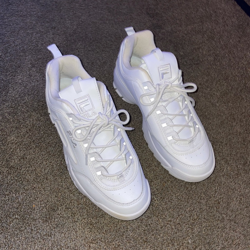 Men’s White Fila Sneakers